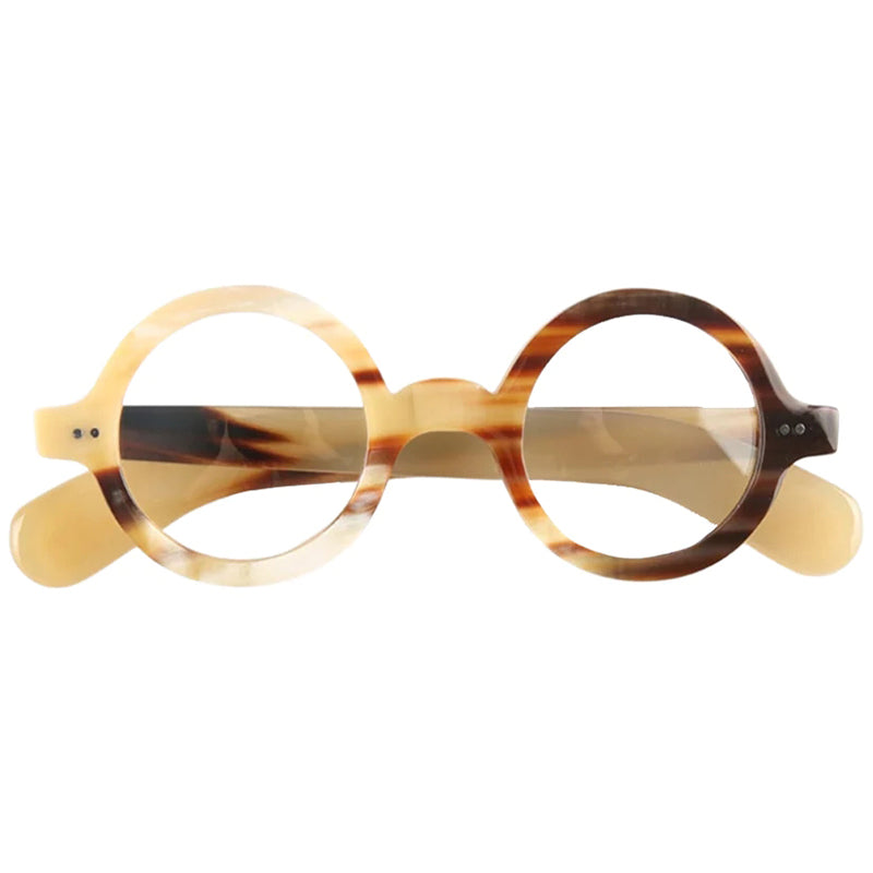 Buffalo Horn Round Glasses NJ1018