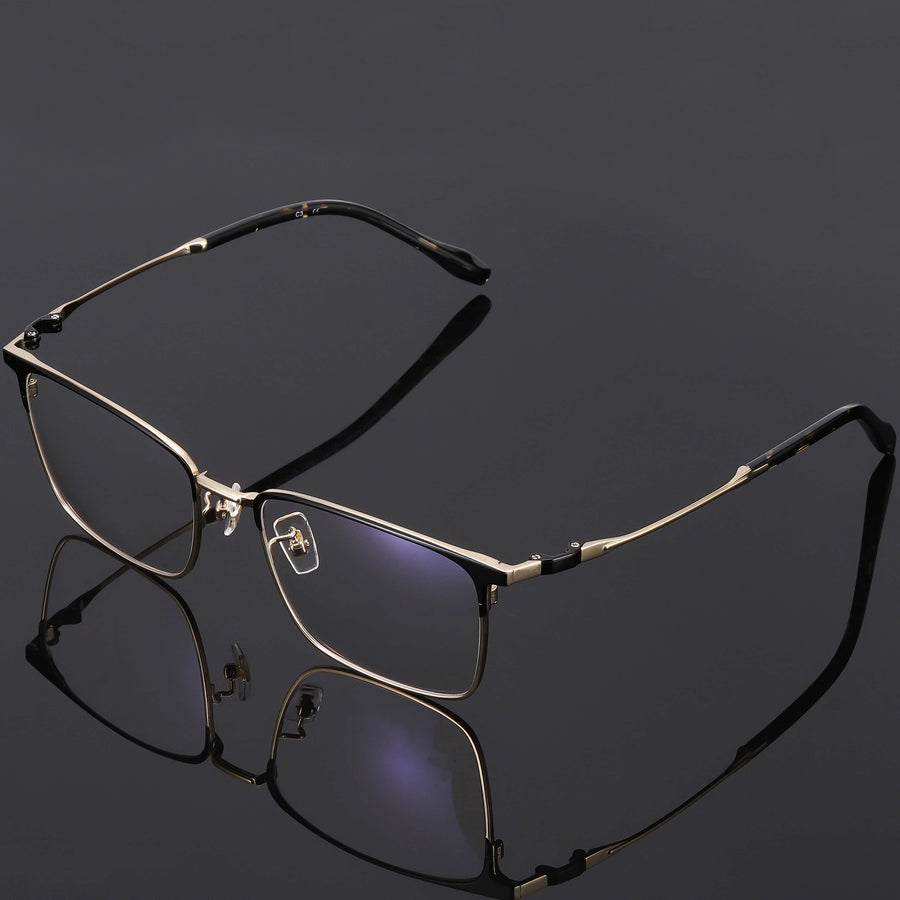 Rectangle Glasses EF1059 - Wide Frames For Men With Larger Heads