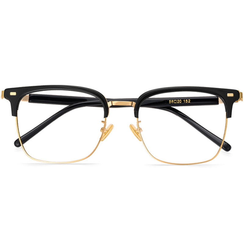Browline Glasses A3905 - Wide Frames for Men with Larger Heads