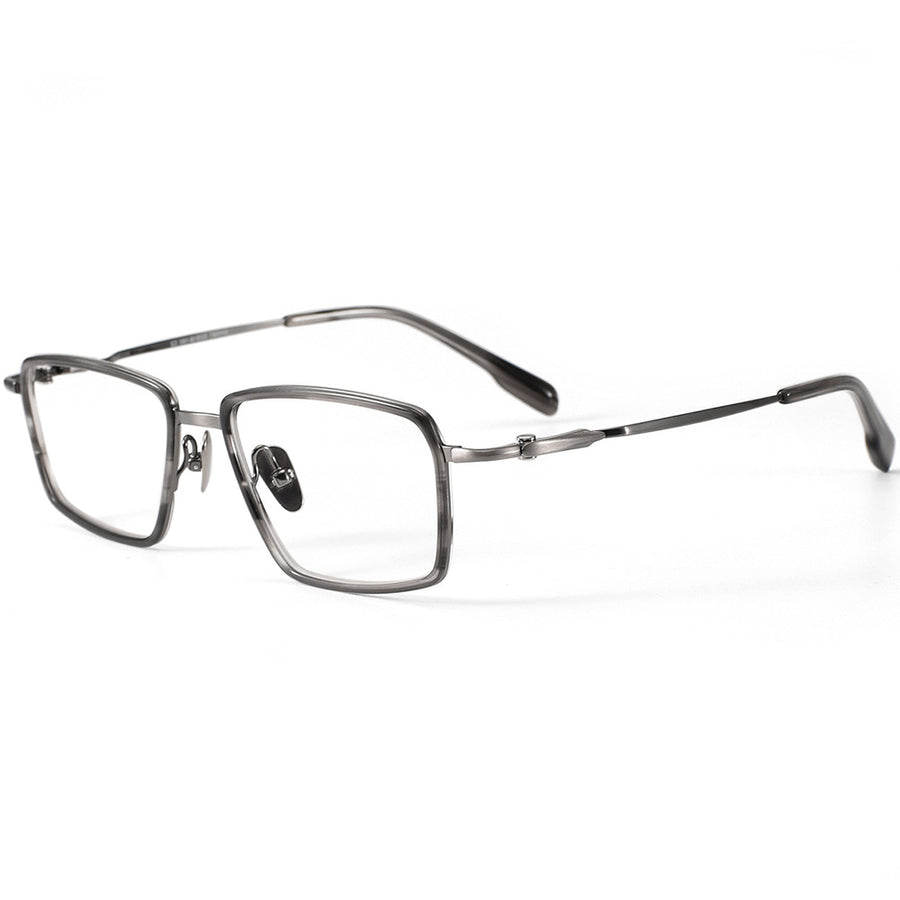 Rectangle Glasses EF1116 - Wide Frames for Men with Larger Heads