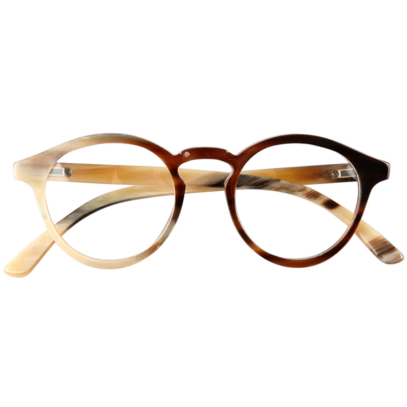 Buffalo Horn Round Glasses NJ1164