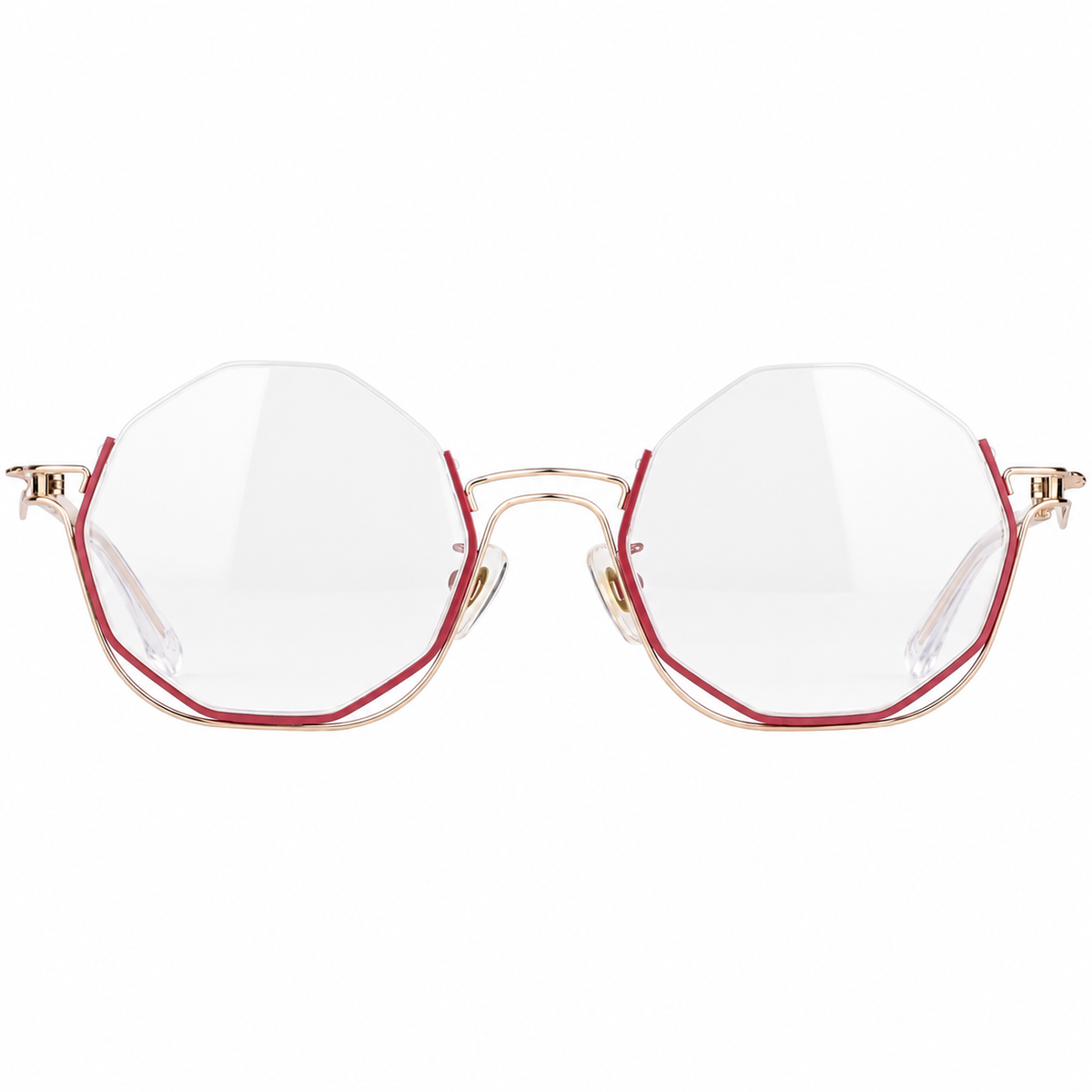Reverse Half Rim Glasses | EYESHELLS