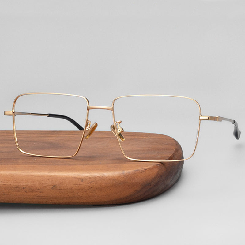 Rectangle Glasses EF1003 - Wide Frames for Men with Larger Heads