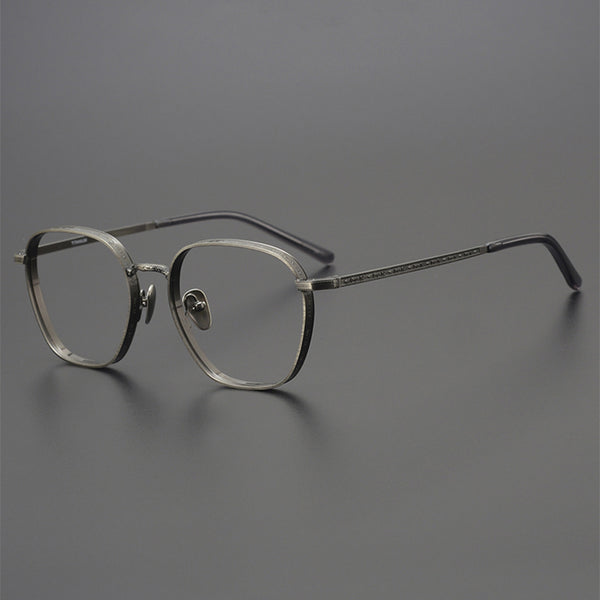 Square Glasses EF1017 - Wide Frames for Men with Larger Heads