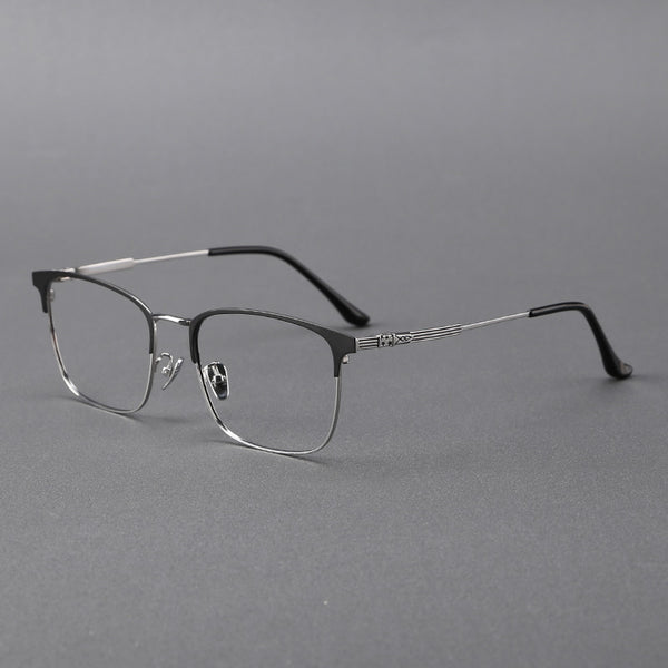 Square Glasses EF1030 - Wide Frames for Men with Larger Heads