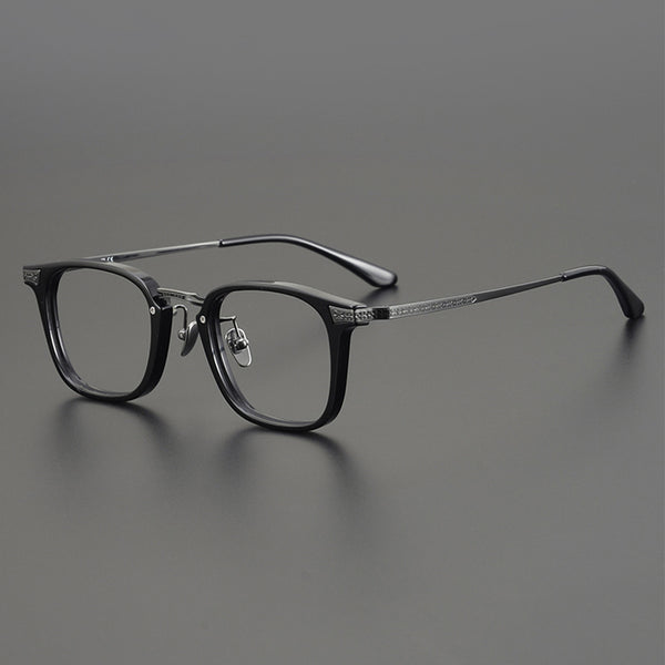Square Glasses EF1018 - Wide Frames for Men with Larger Heads