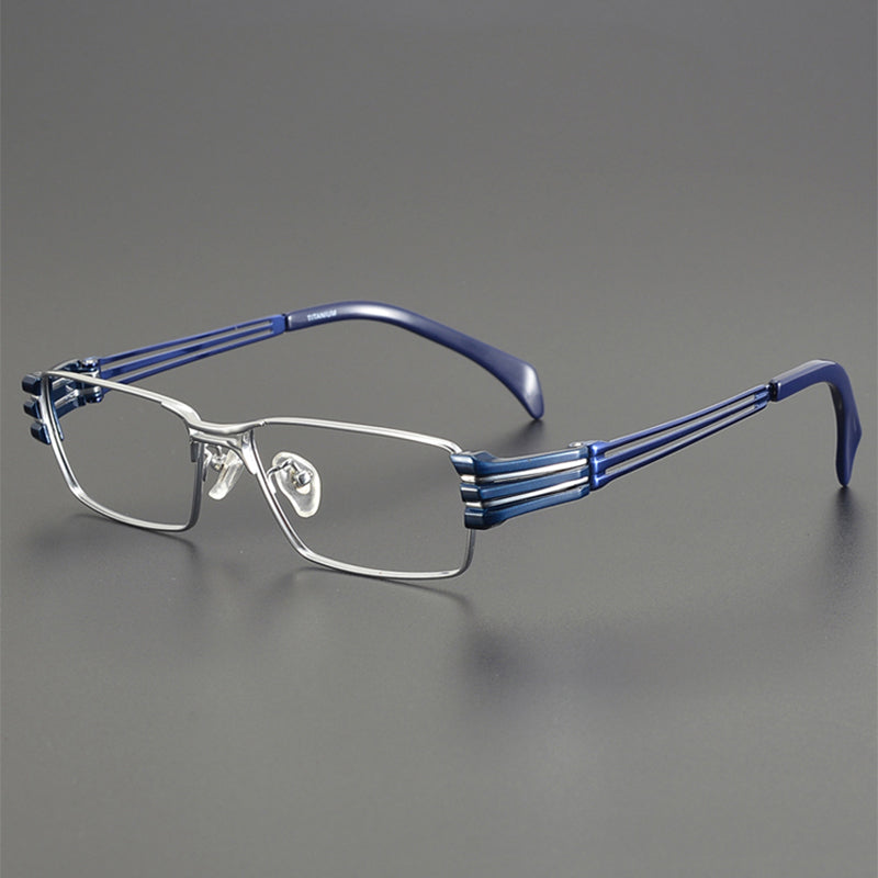 Rectangle Glasses EF1025 - Wide Frames for Men with Larger Heads