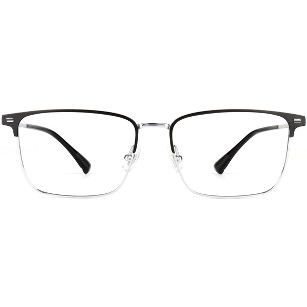 Square Glasses EF1158 - Wide Frames for Men with Larger Heads