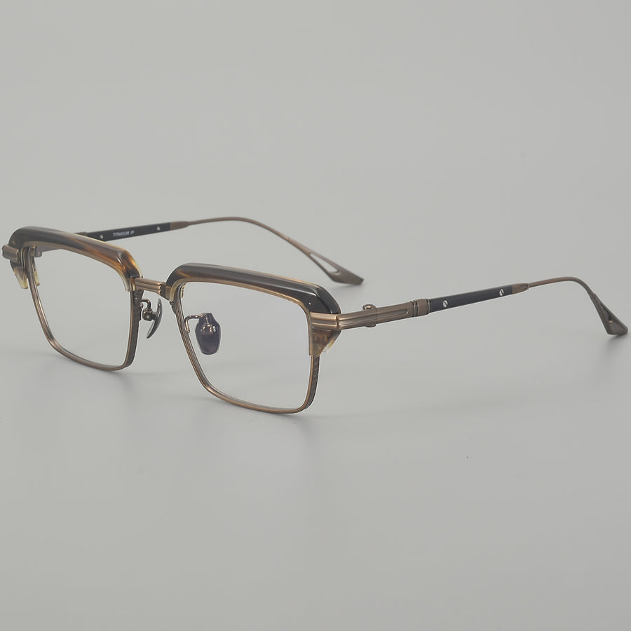 Browline Glasses EF1130 - Wide Frames for Men with Larger Heads