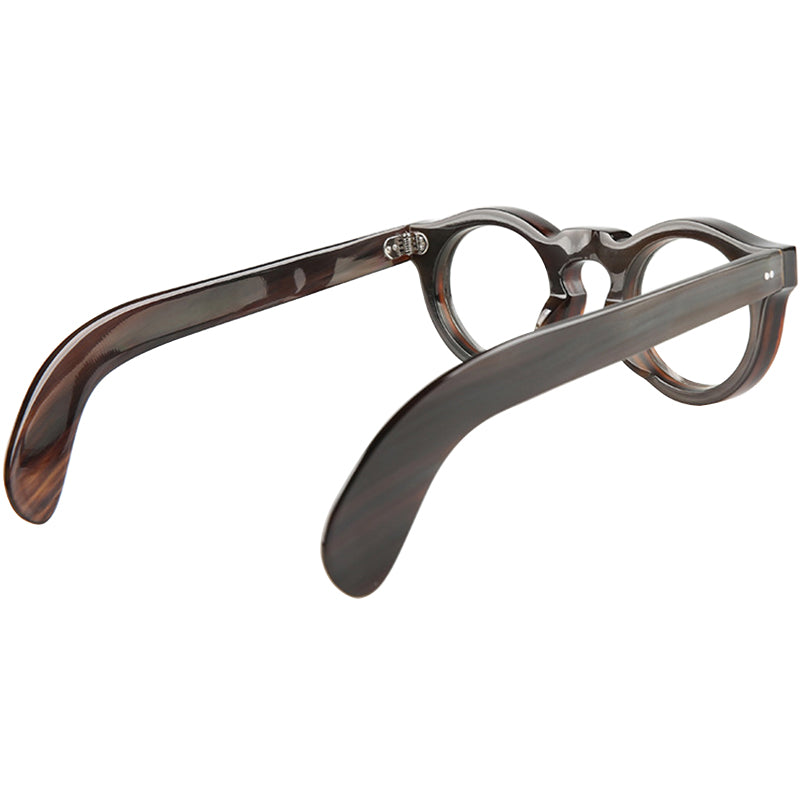 Buffalo Horn Round Glasses NJ1229