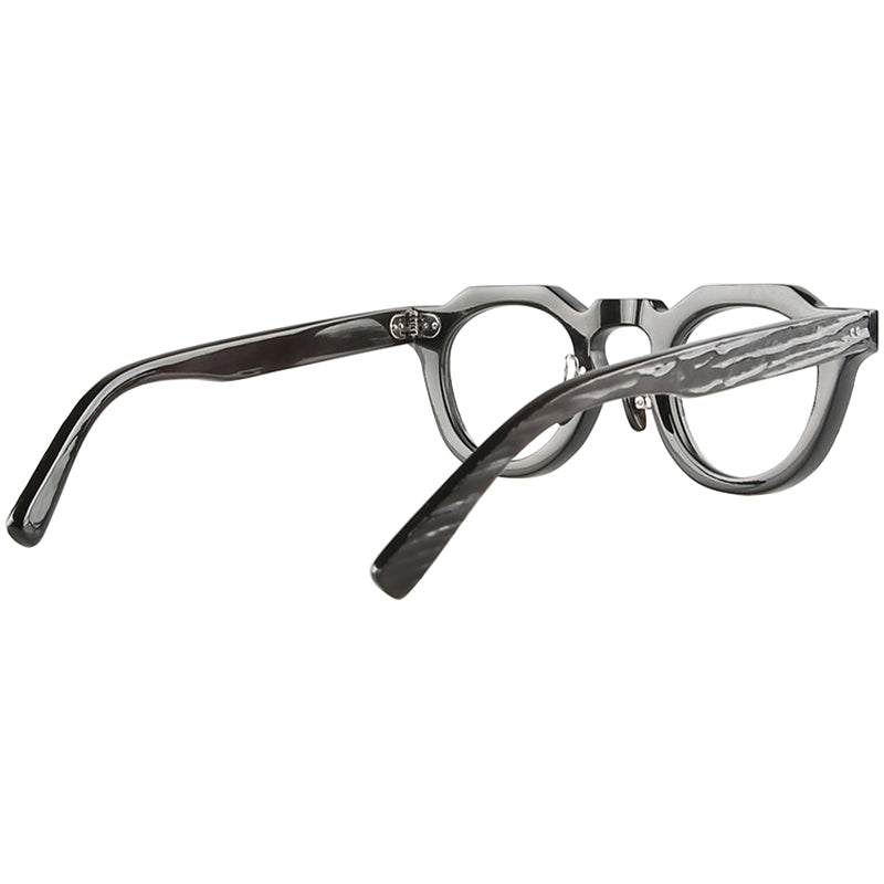 Buffalo Horn Round Glasses NJ1057