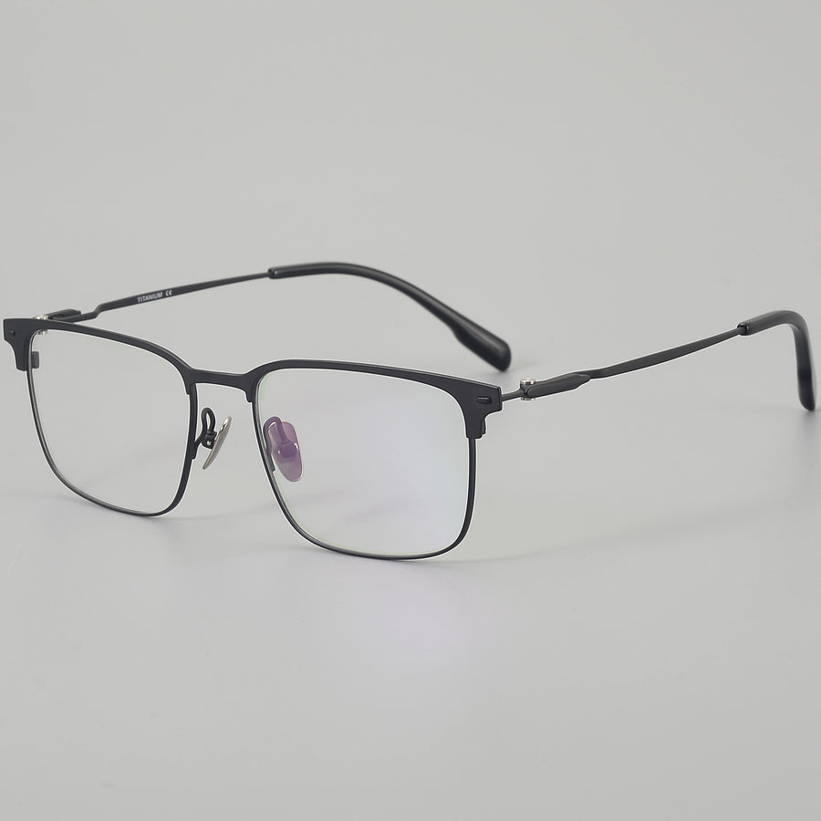 Square Glasses EF1121 - Wide Frames for Men with Larger Heads