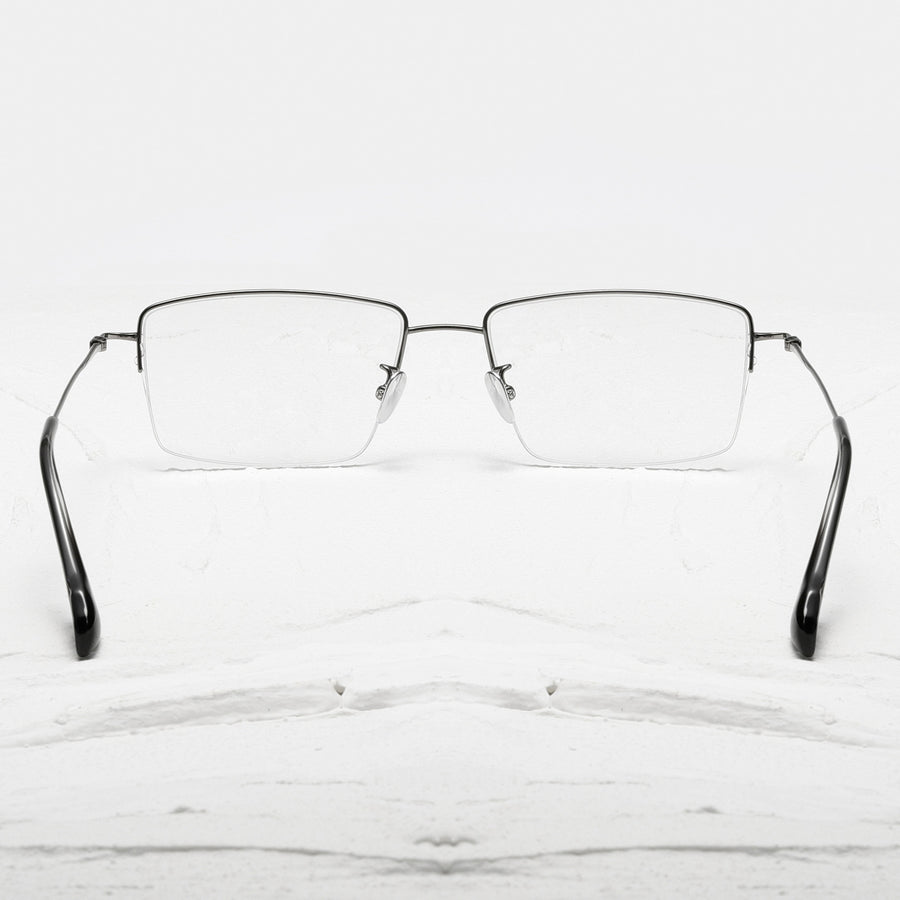 Rectangle Glasses EF1138 - Wide Frames for Men with Larger Heads
