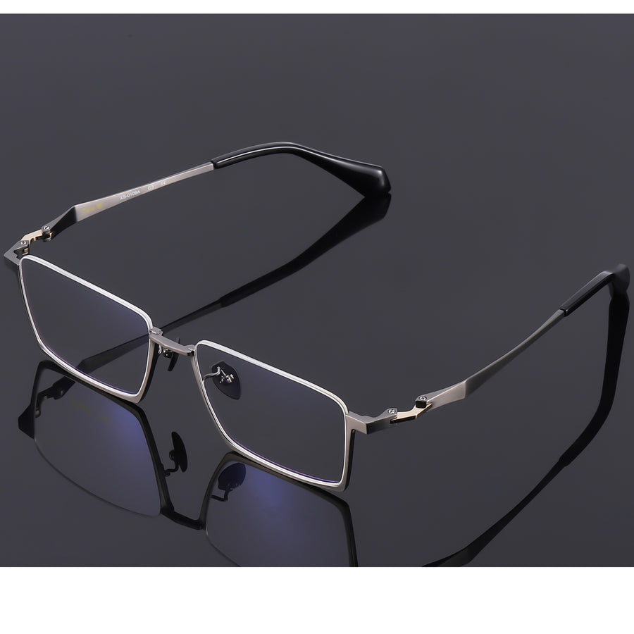 Rectangle Glasses RV1016 - Wide Frames for Men with Larger Heads