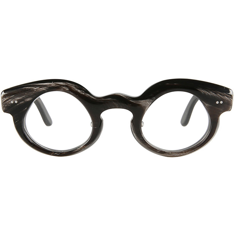 Buffalo Horn Round Glasses NJ1074