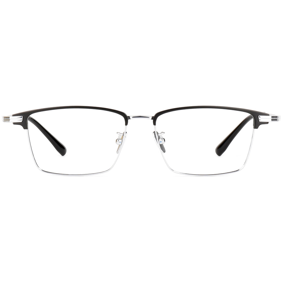 Rectangle Glasses EF1112 - Wide Frames for Men with Larger Heads