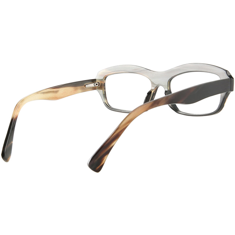 Buffalo Horn Rectangle Glasses NJ1095