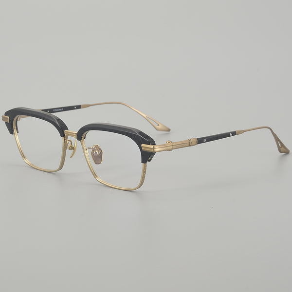 Browline Glasses EF1131 - Wide Frames for Men with Larger Heads