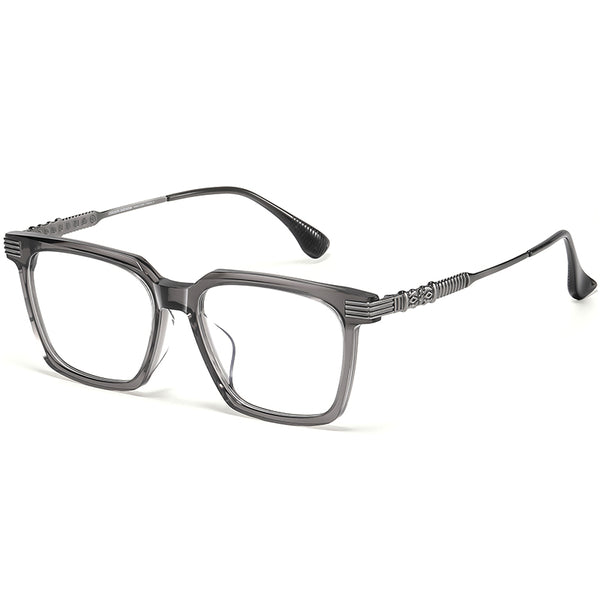 Square Glasses A3921 - Wide Frames for Men with Larger Heads