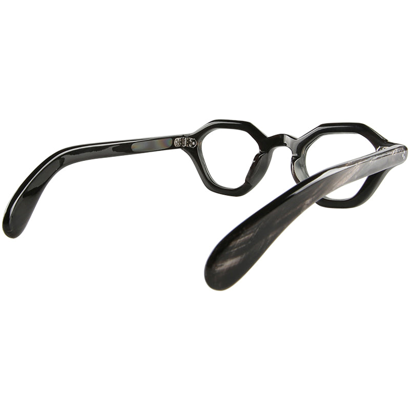 Buffalo Horn Geometric Glasses NJ1066