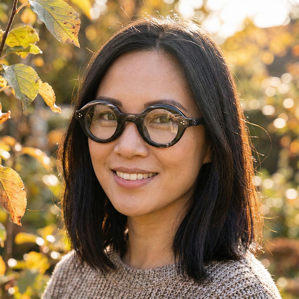 Buffalo Horn Round Glasses NJ1099