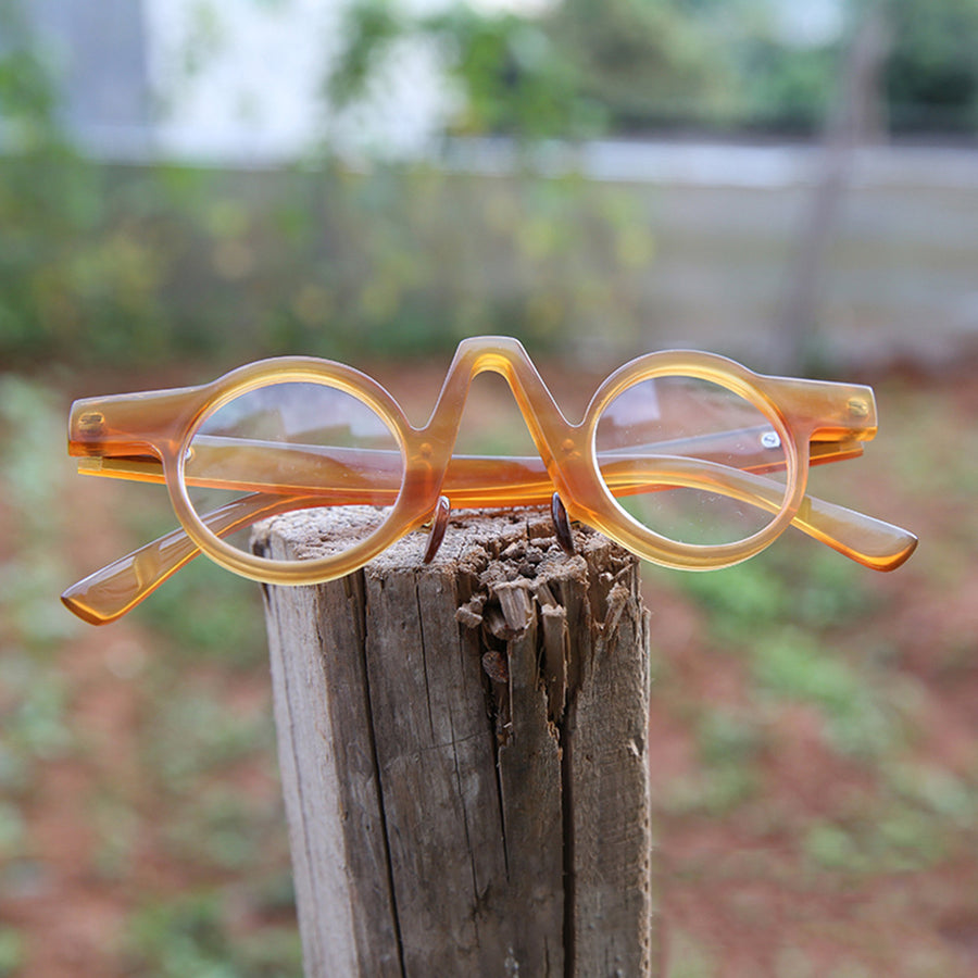 Buffalo Horn Round Glasses NJ1020