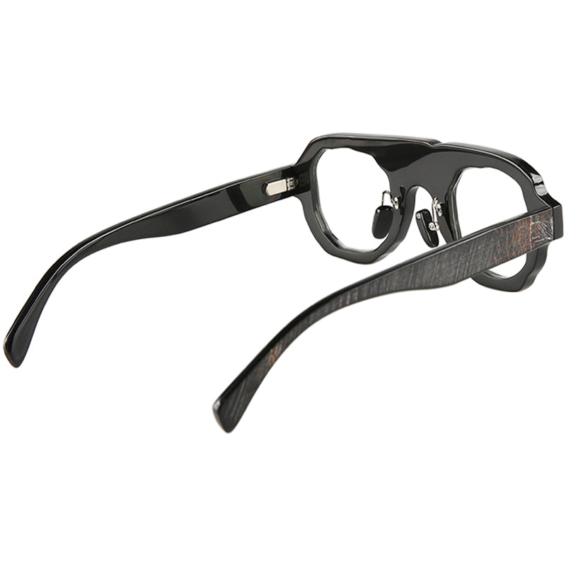Buffalo Horn Square Glasses NJ1241