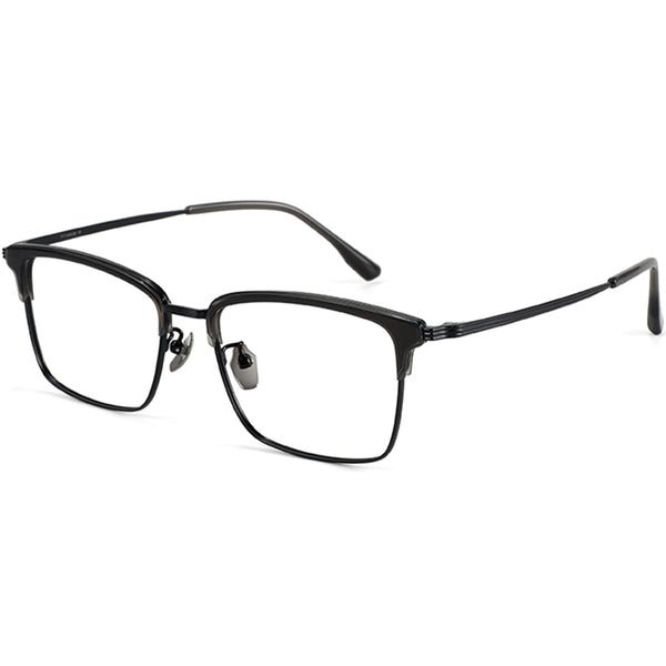 Browline Glasses EF1051 - Wide Frames for Men with Larger Heads