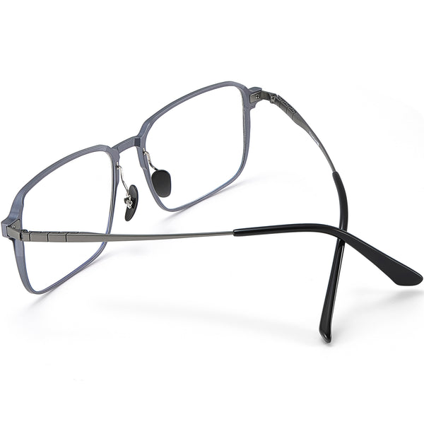Square Glasses EF1183 - Wide Frames For Men With Larger Heads