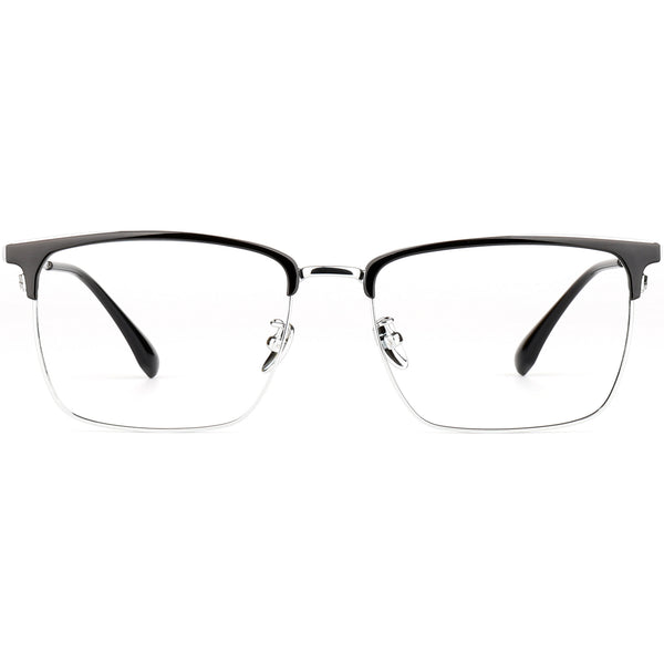 Browline Glasses EF1142 - Wide Frames for Men with Larger Heads