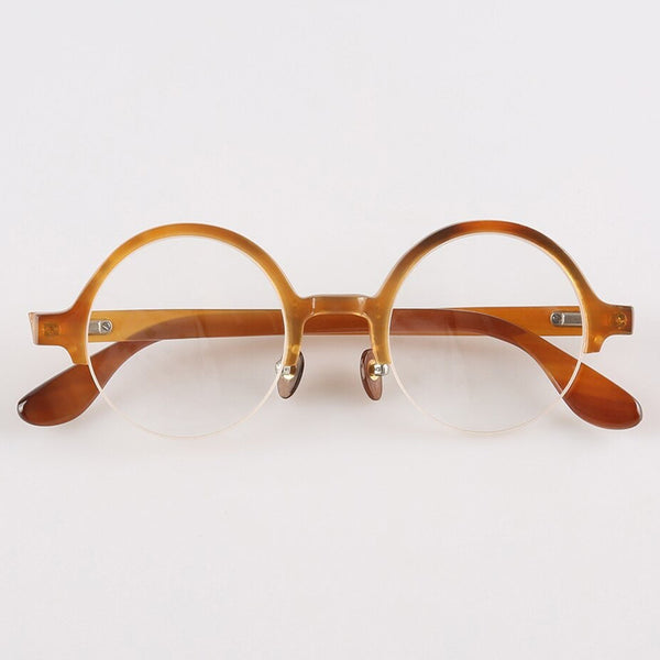 Buffalo Horn Round Glasses NJ1001