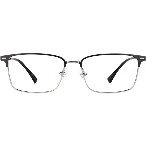 Rectangle Glasses EF1156 - Wide Frames for Men with Larger Heads