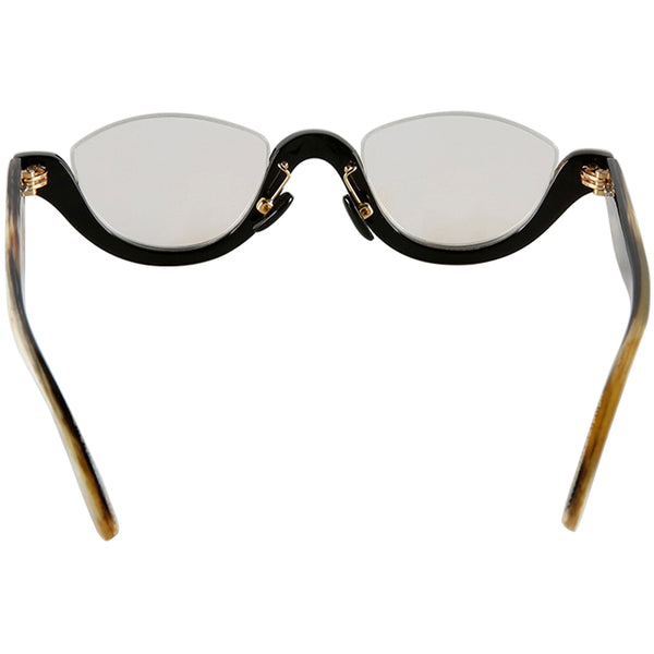 Buffalo Horn Oval Glasses NJ1144