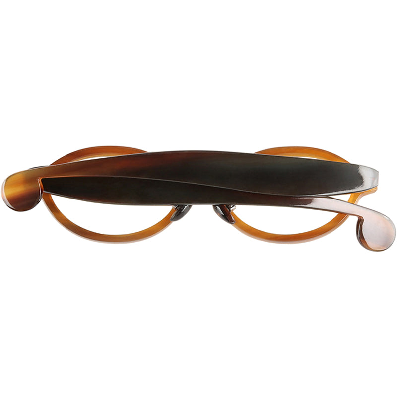 Buffalo Horn Oval Glasses NJ1245