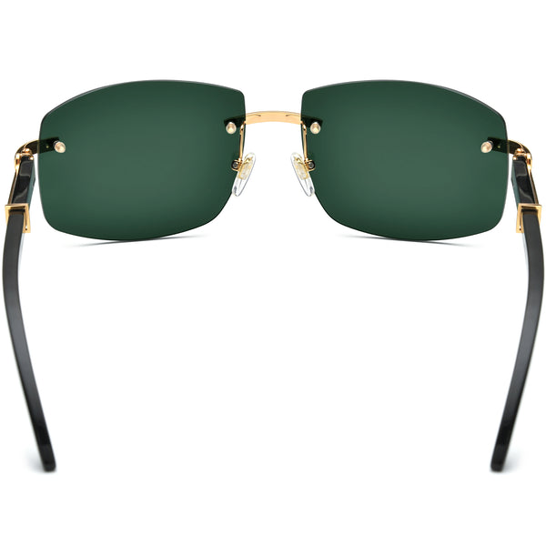 Buffalo Horn Square Sunglasses BRS1007