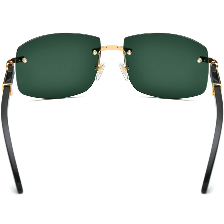 Buffalo Horn Square Sunglasses BRS1007