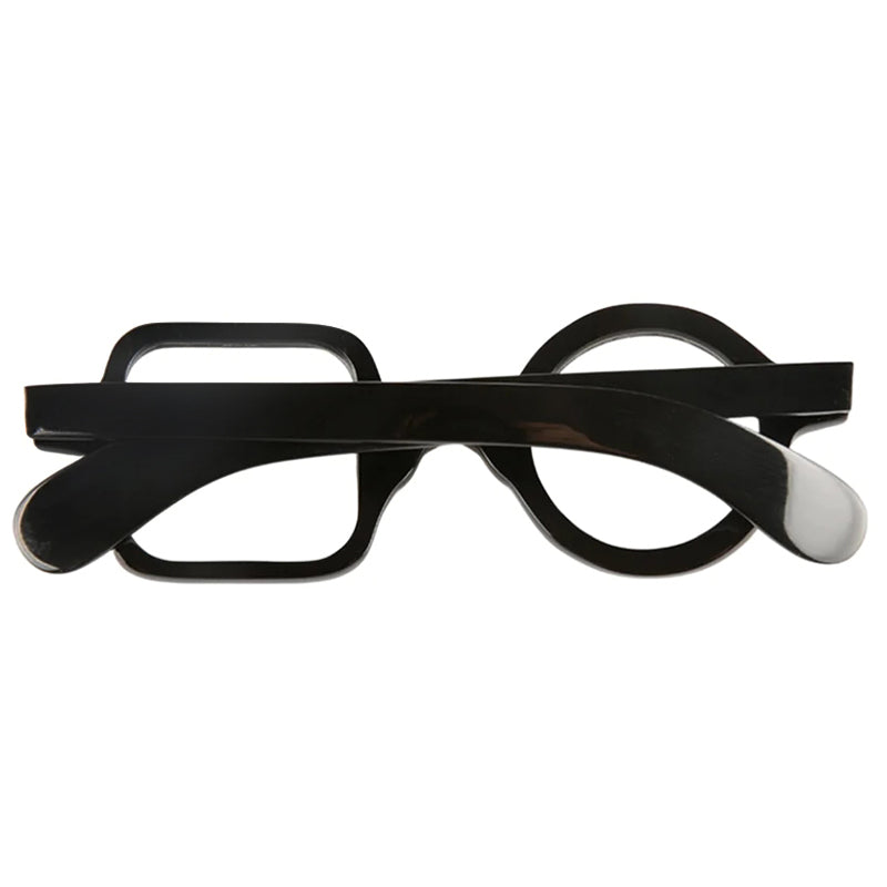 Buffalo Horn Geometric Glasses NJ1024