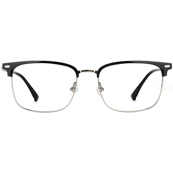 Browline Glasses EF1157 - Wide Frames for Men with Larger Heads