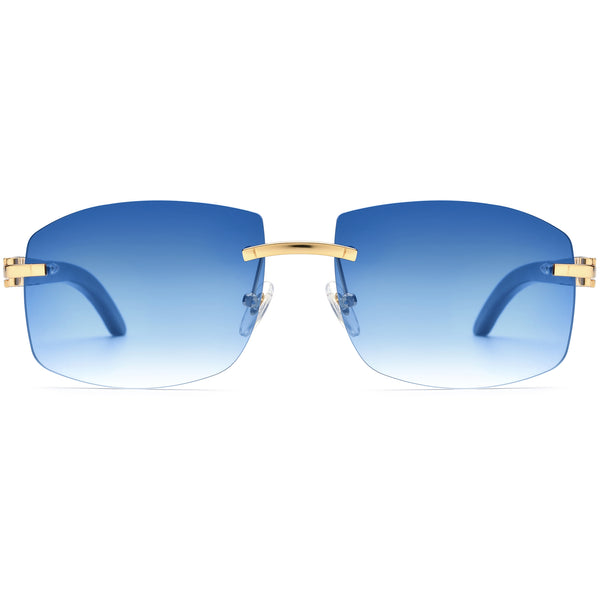Buffalo Horn Square Sunglasses BRS1009