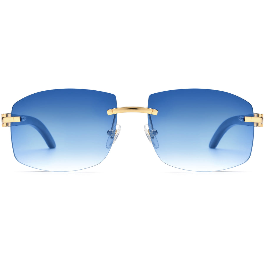 Buffalo Horn Square Sunglasses BRS1009