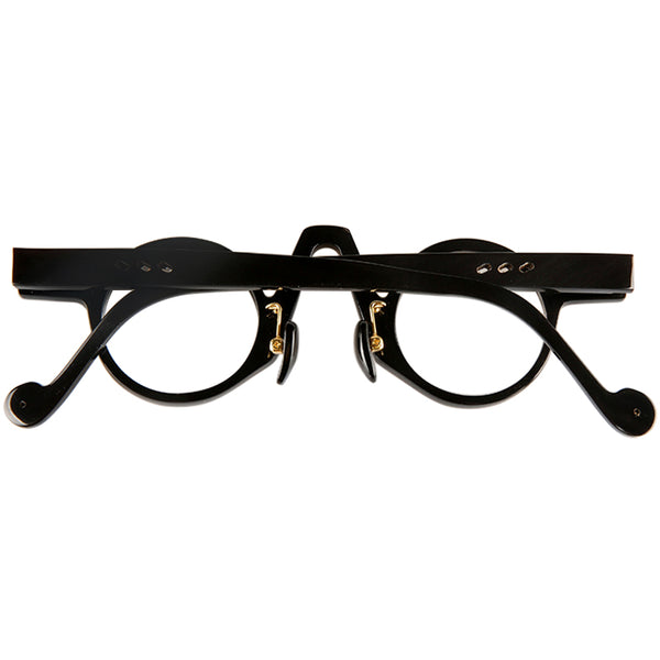 Buffalo Horn Round Glasses NJ1156