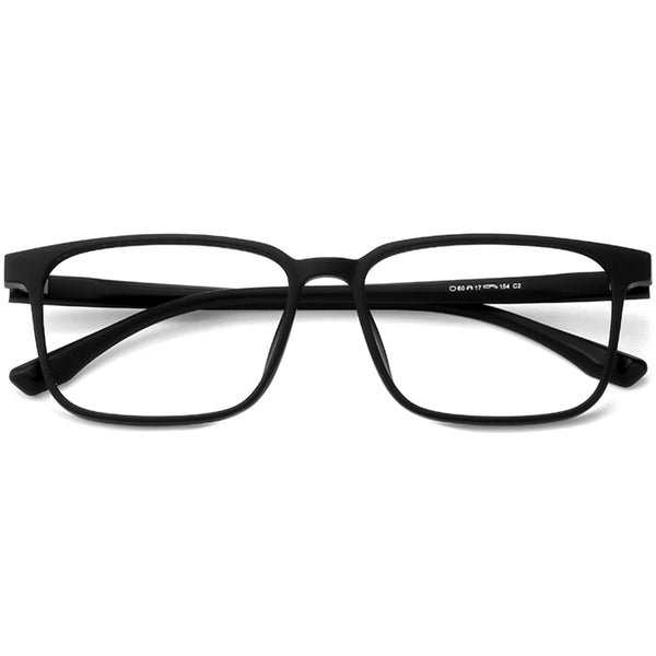 Rectangle Glasses EF1071 - Wide Frames For Men With Larger Heads