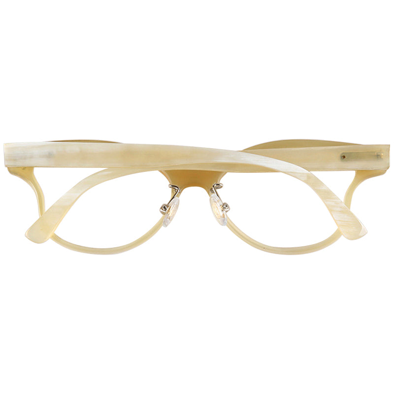 Buffalo Horn Cat-Eye Glasses NJ1154