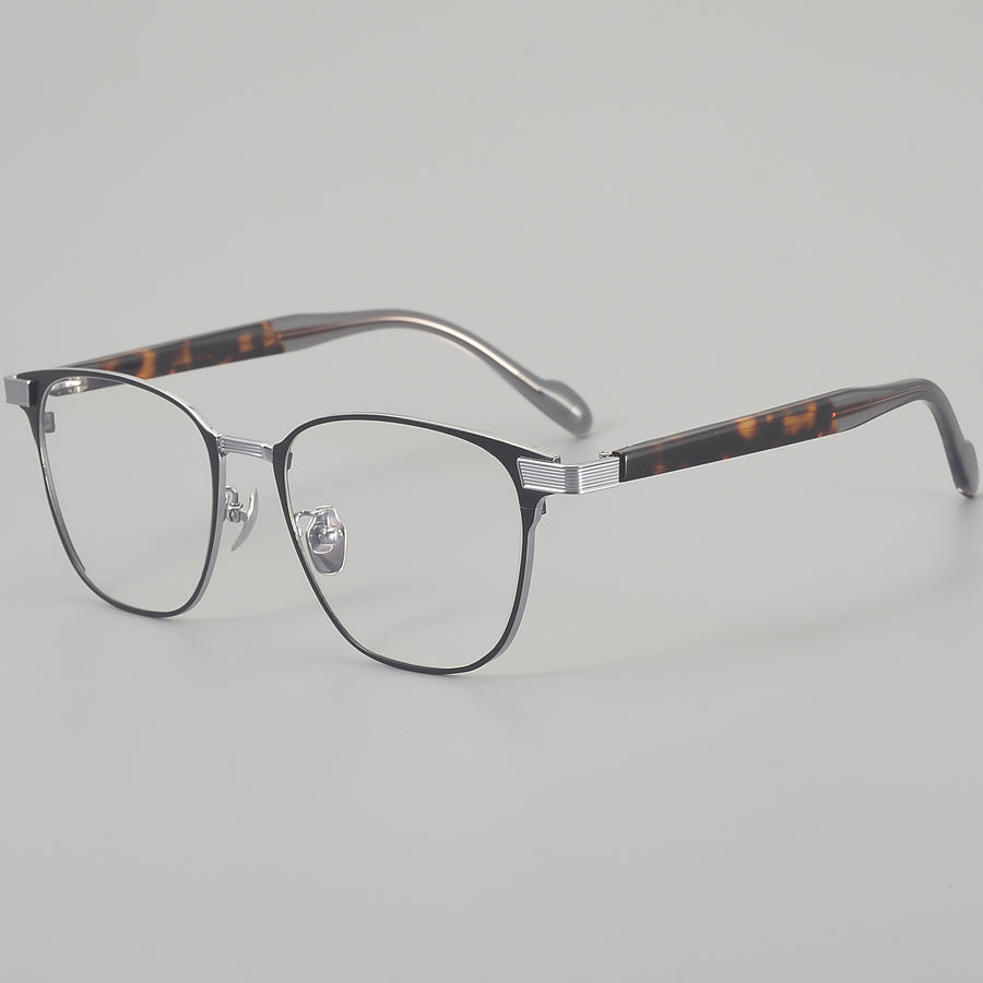 Square Glasses EF1124 - Wide Frames for Men with Larger Heads