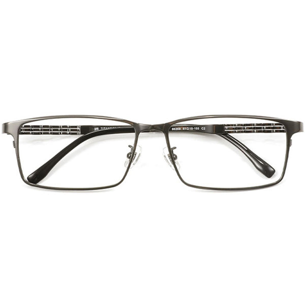 Rectangle Glasses EF1055 - Wide Frames For Men With Larger Heads