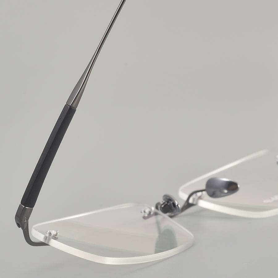 Rectangle Glasses EF1129 - Wide Frames for Men with Larger Heads