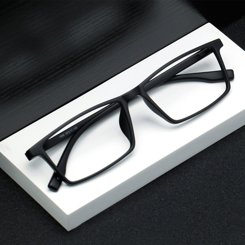 Rectangle Glasses A3920 - Wide Frames for Men with Larger Heads