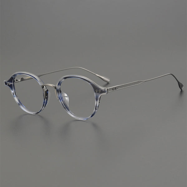 Round Glasses EF1026 - Wide Frames for Men with Larger Heads