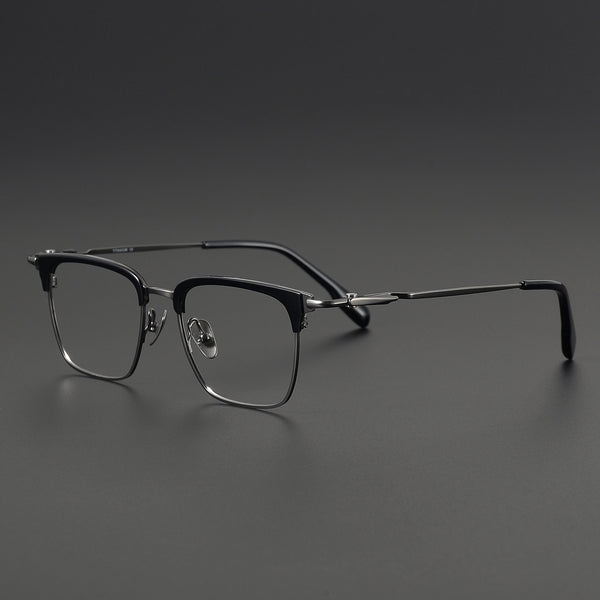 Browline Glasses EF1103 - Wide Frames for Men with Larger Heads