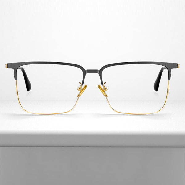 Square Glasses A3089 - Wide Frames for Men with Larger Heads